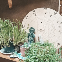 Cargar imagen en el visor de la galería, Carta astral en madera